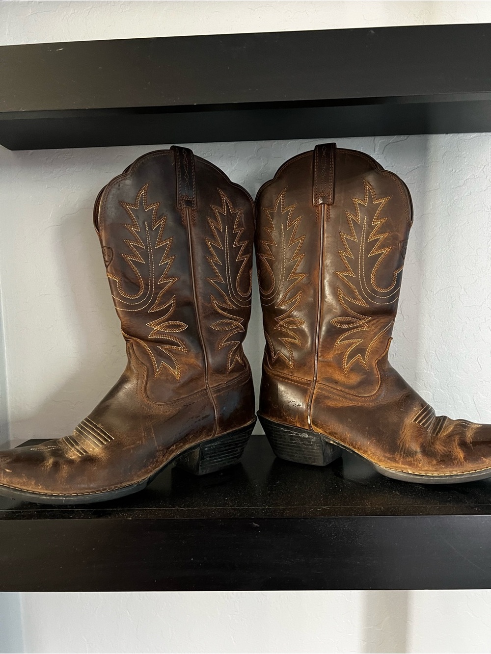 Ariat Women’s Brown Leather Western Cowboy Boots